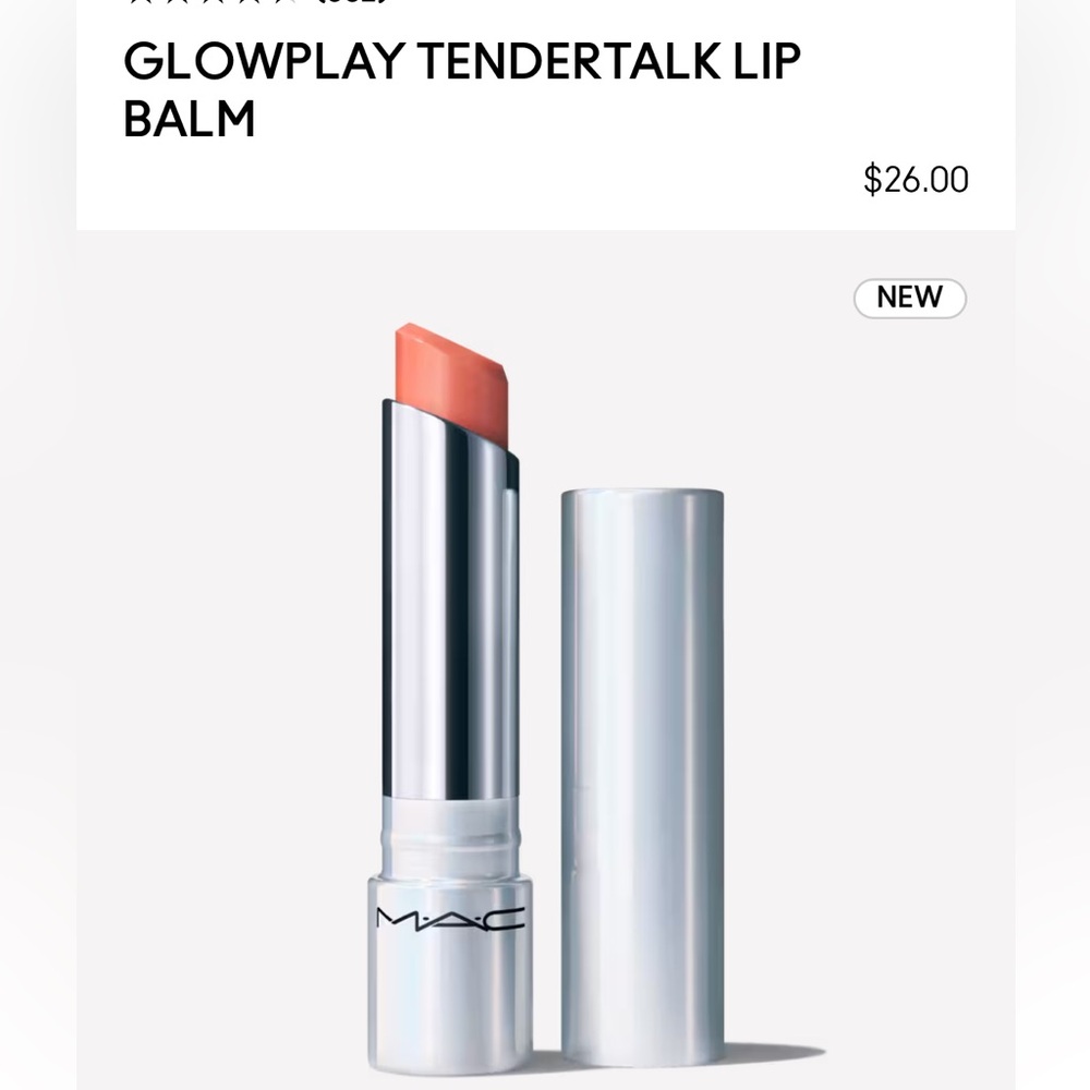 MAC Cosmetics GLOWPLAY TENDERTALK LIP BALM